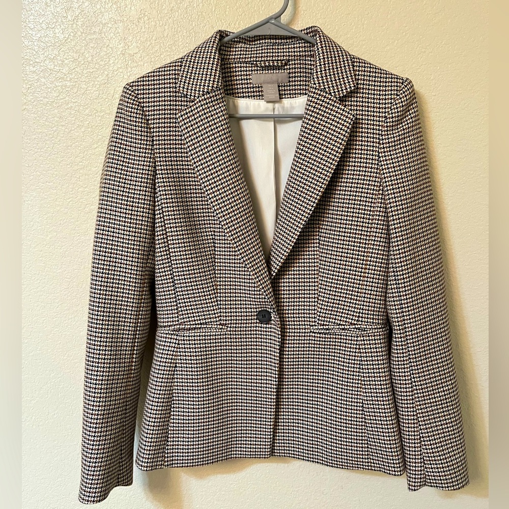 H&M Herringbone Blazer